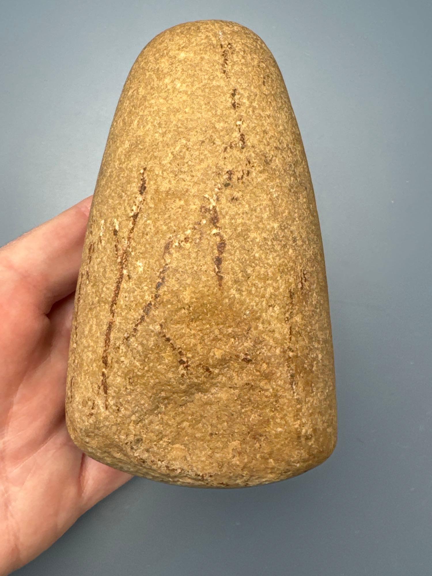 4" Pestle, Well-Formed, Found in Northampton Co., PA, Ex: Howell Collection