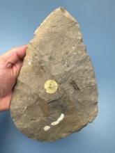 MASSIVE 9 1/2" Dover Chert Blade, Broken+Reglued Found on the Cross Creek Site in Tennessee, 1988, E