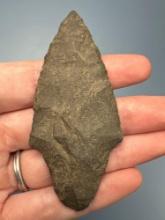 Well-Made 3 3/16" Morrow Mountain Found in North Carolina, Ex: Dudkewitz, Thin Example