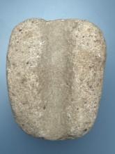 3 1/4" Abrading Stone, Nice Example of the Type, Well-Defined Grooved, Found in Arizona, Ex: Frey, C