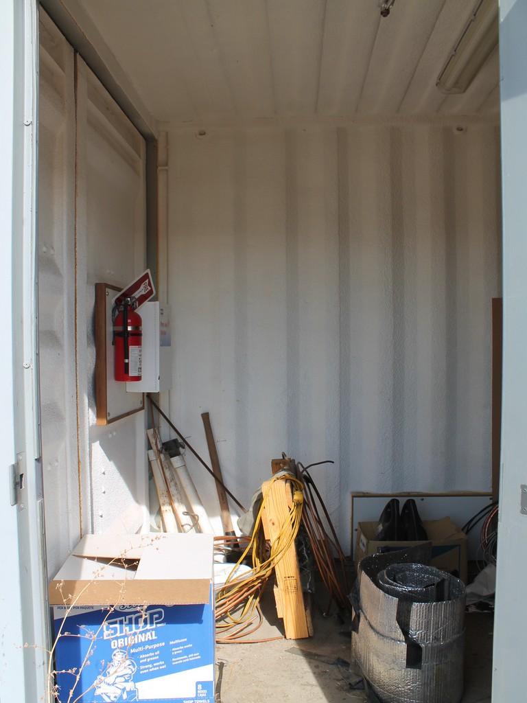 SHIPPING CONTAINER CURRENTLY USED FOR TOOL/PARTS STORAGE