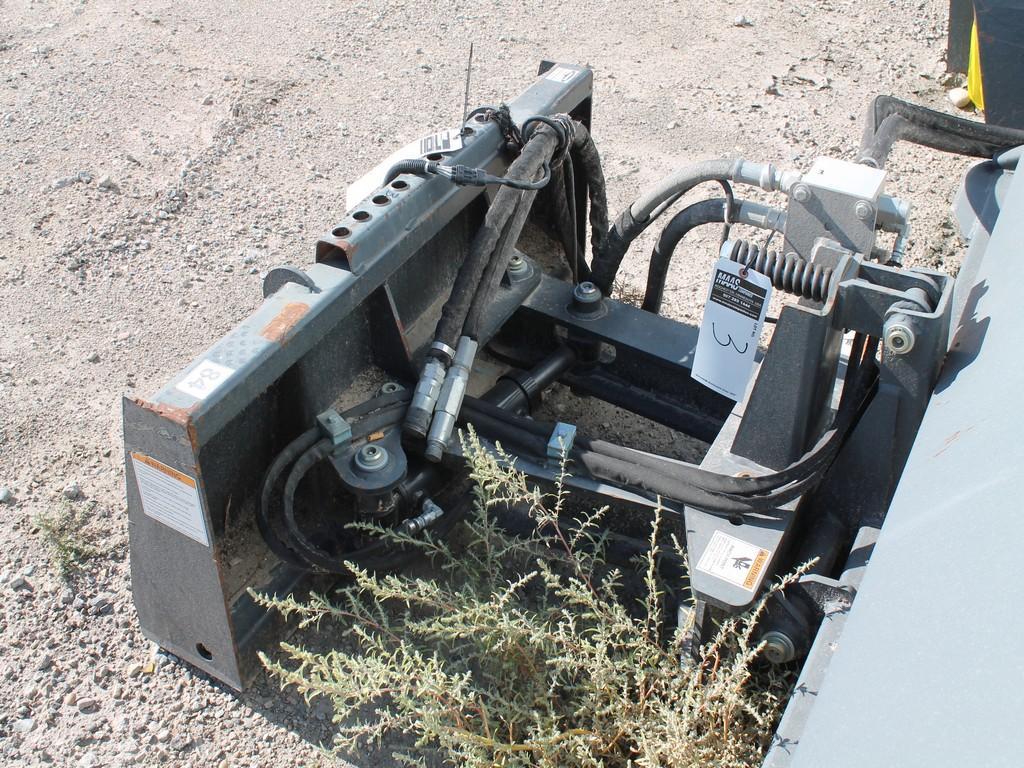 VIRNIG 84" DIRECT DRIVE ROTARY ANGLE BROOM SKID STEER ATTACHMENT