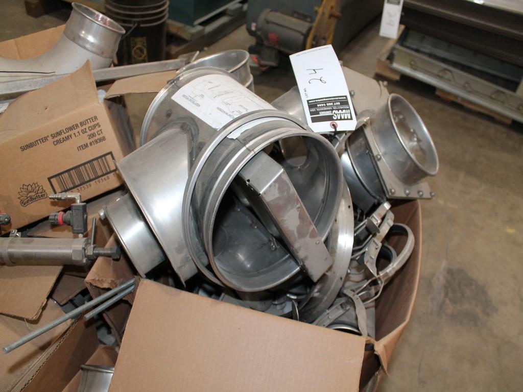 PALLET OF STAINLESS PIPING AND INTERCONNECTS