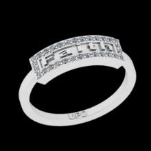 0.25 Ctw VS/SI1 Diamond 14K White Gold Ring