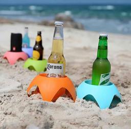 Beach Cup Holders Beach Trip Must Haves (Multicolor, 5 Pack)