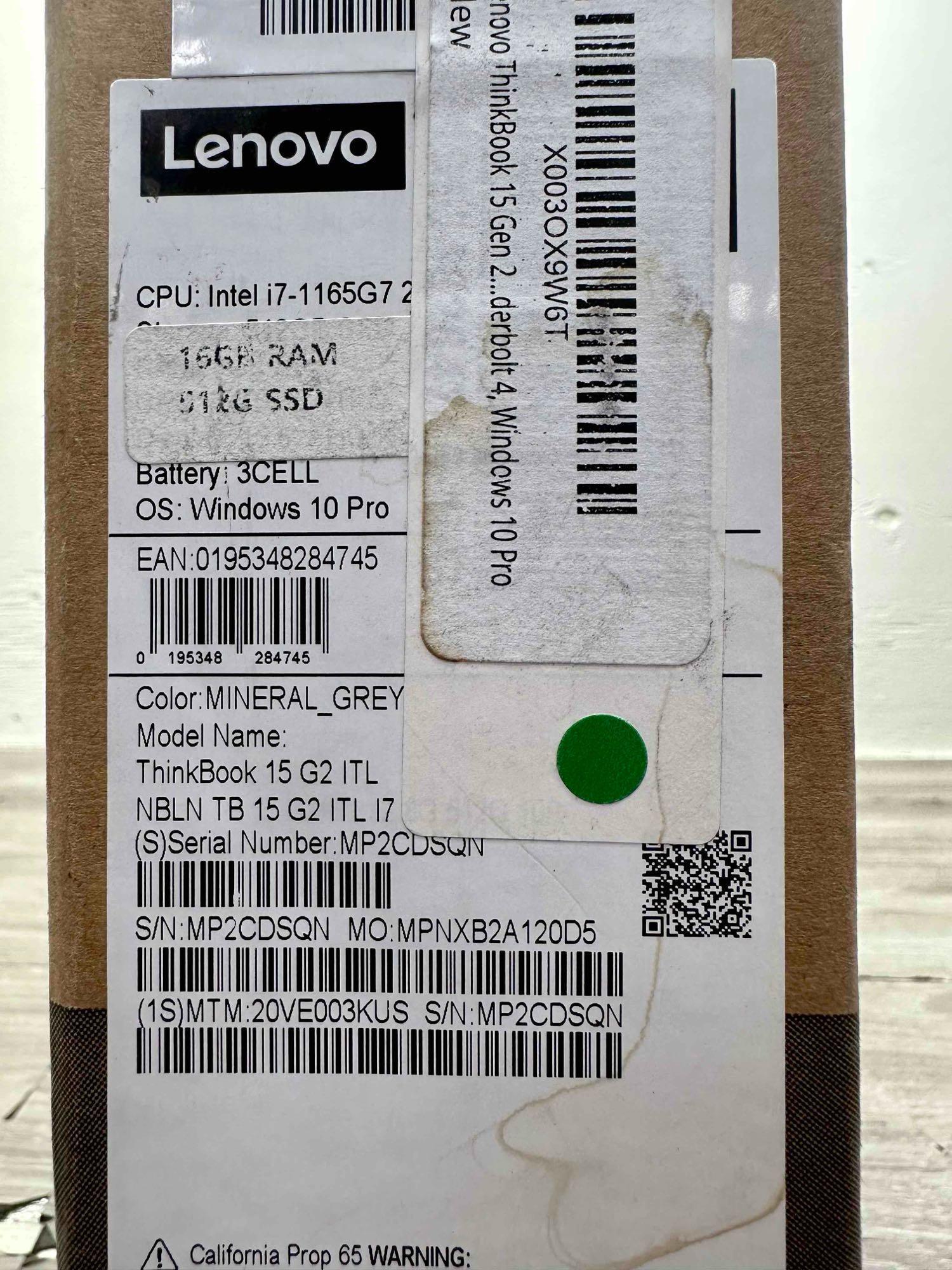 Lenovo ThinkBook 15 Gen 2 Intel (15")