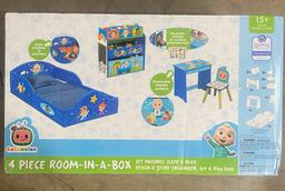 Delta Children CoComelon 4-Piece Room-in-a-Box Bedroom Set