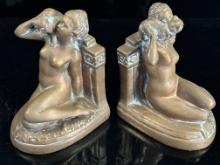 Pair of Nude Figural Bookends