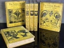 Art Nouveau Classic "The Yellow Book" An Illustrated Quarterly Set of 6