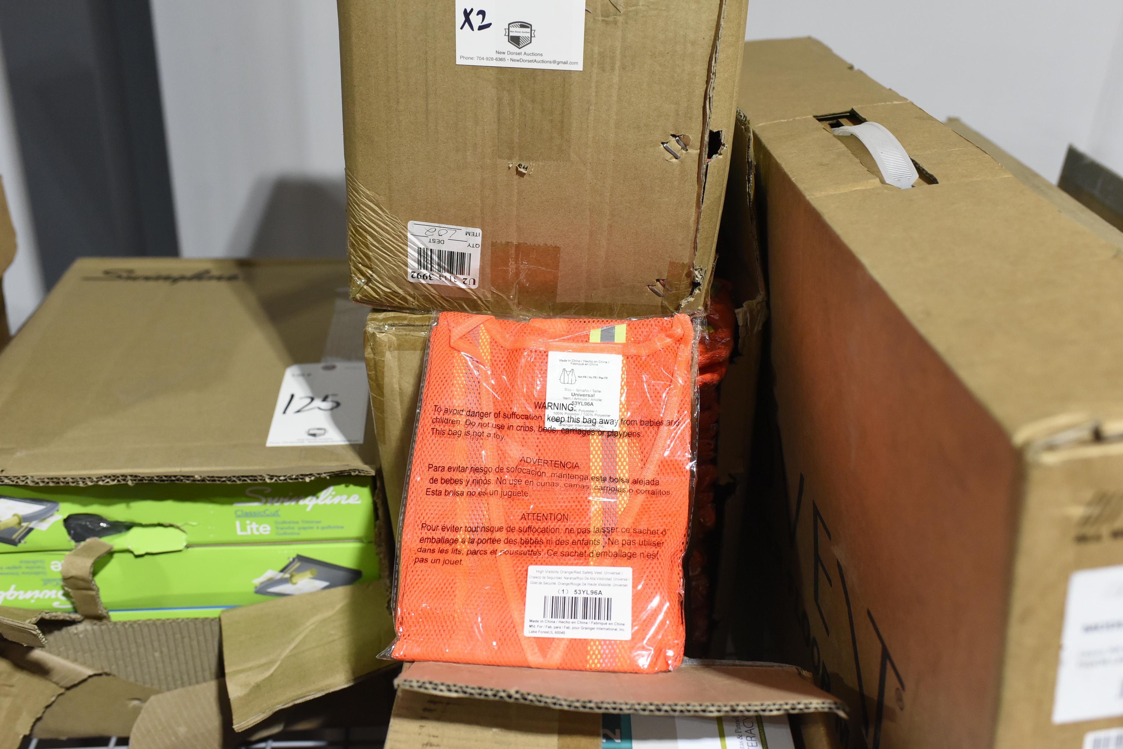 2 Boxes of High Visibility Vests