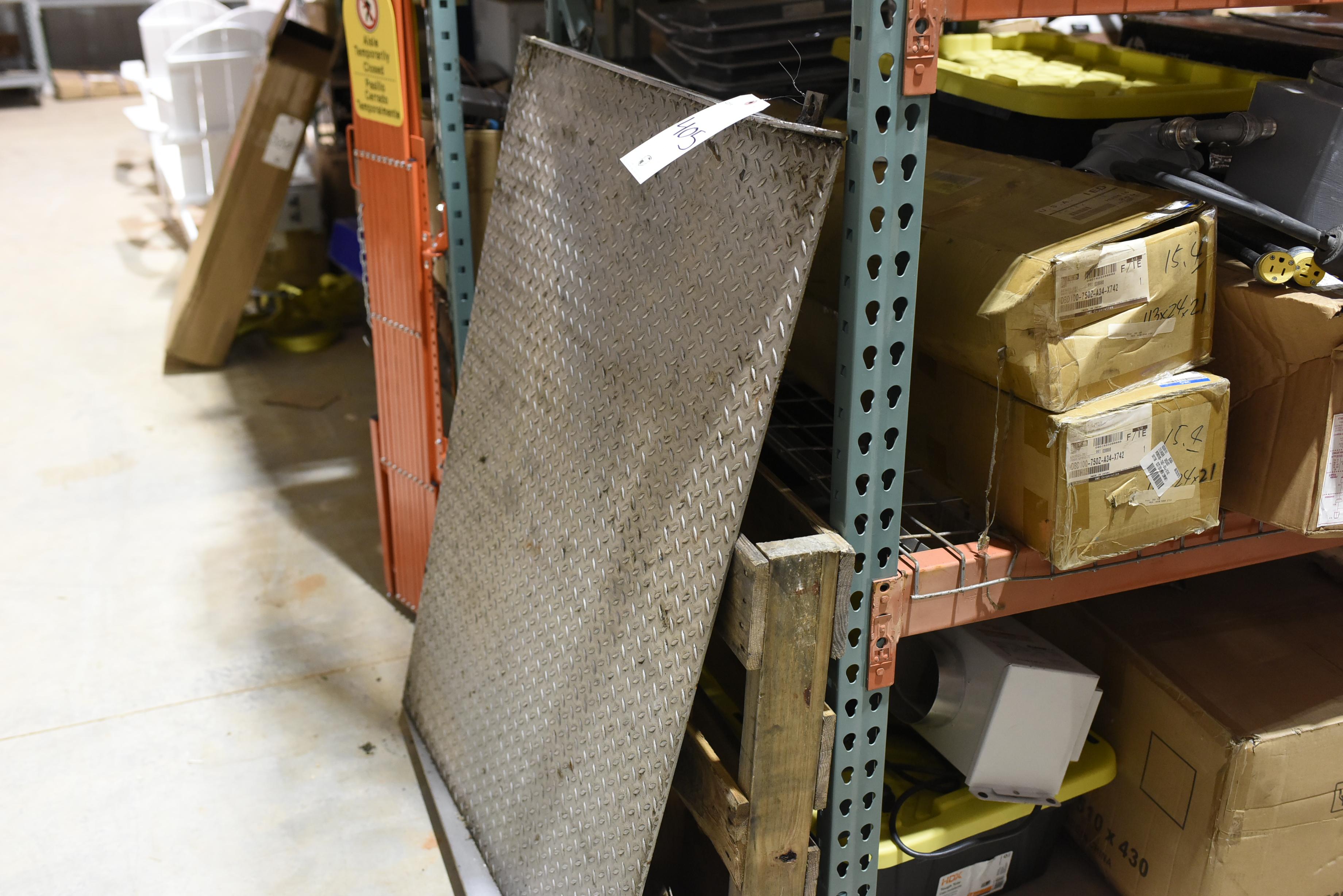 Industrial Diamond Plate Ramp