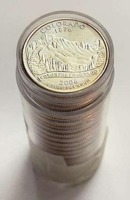 1999-2006 U.S. 50 State Quarter Roll (39-coins)