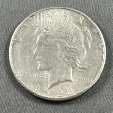1923-S Peace Silver Dollar, 90% silver