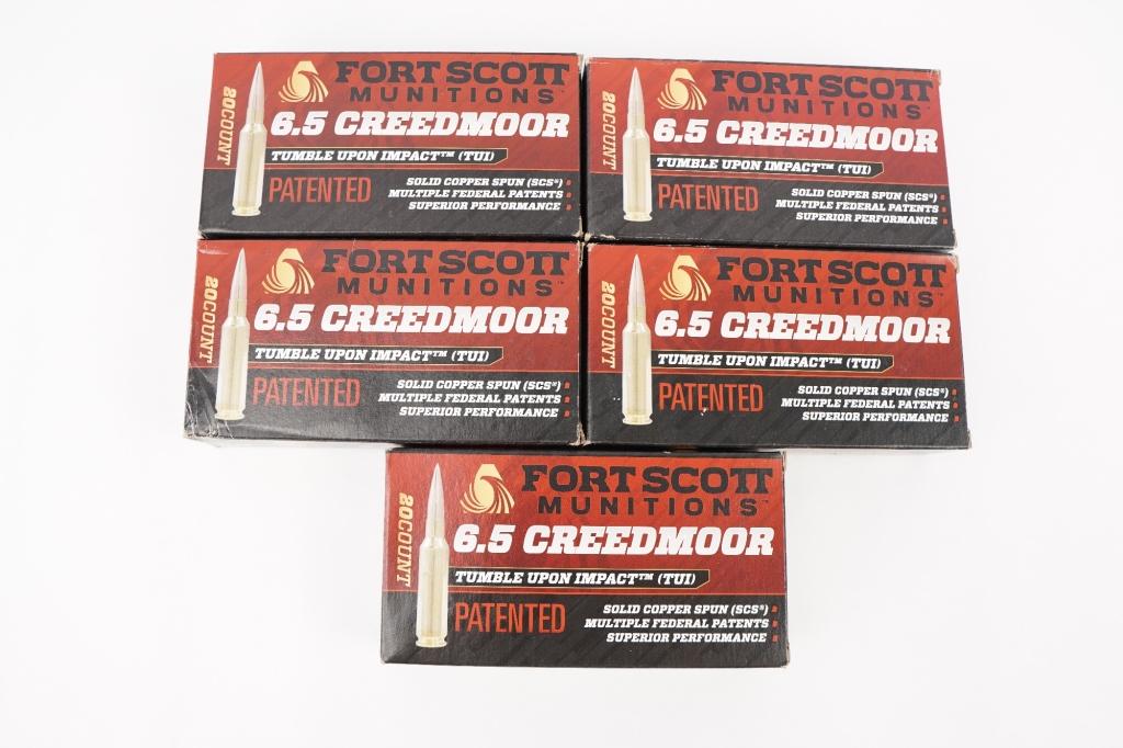 Fort Scott Munitions 100 Rounds 6.5 Creedmoor