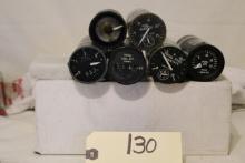 Lot Of 6 Various Fuel Indicators And Others