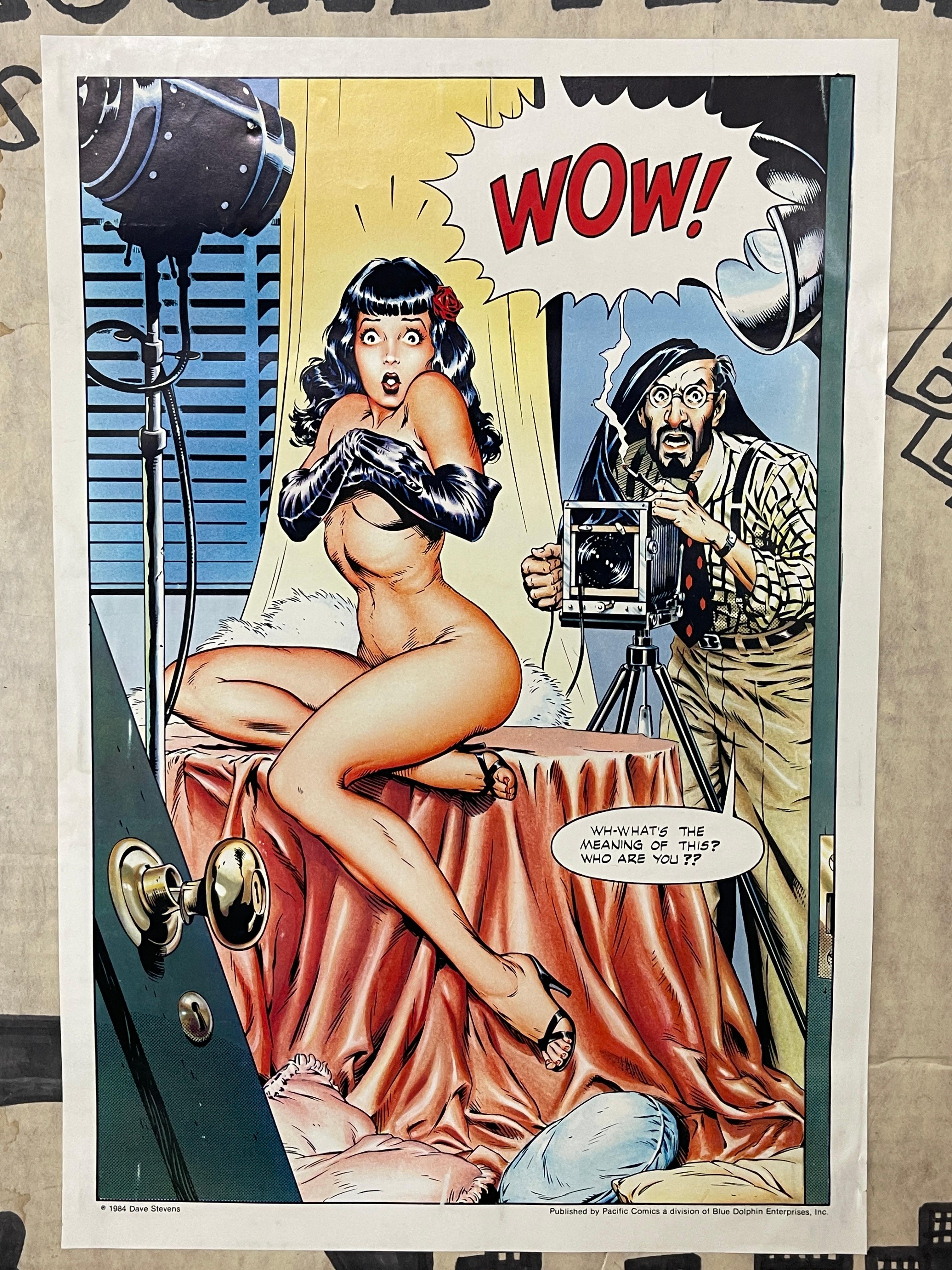 Rocketeer Erotic Storyboard Layout Artwork by Dave Stevens