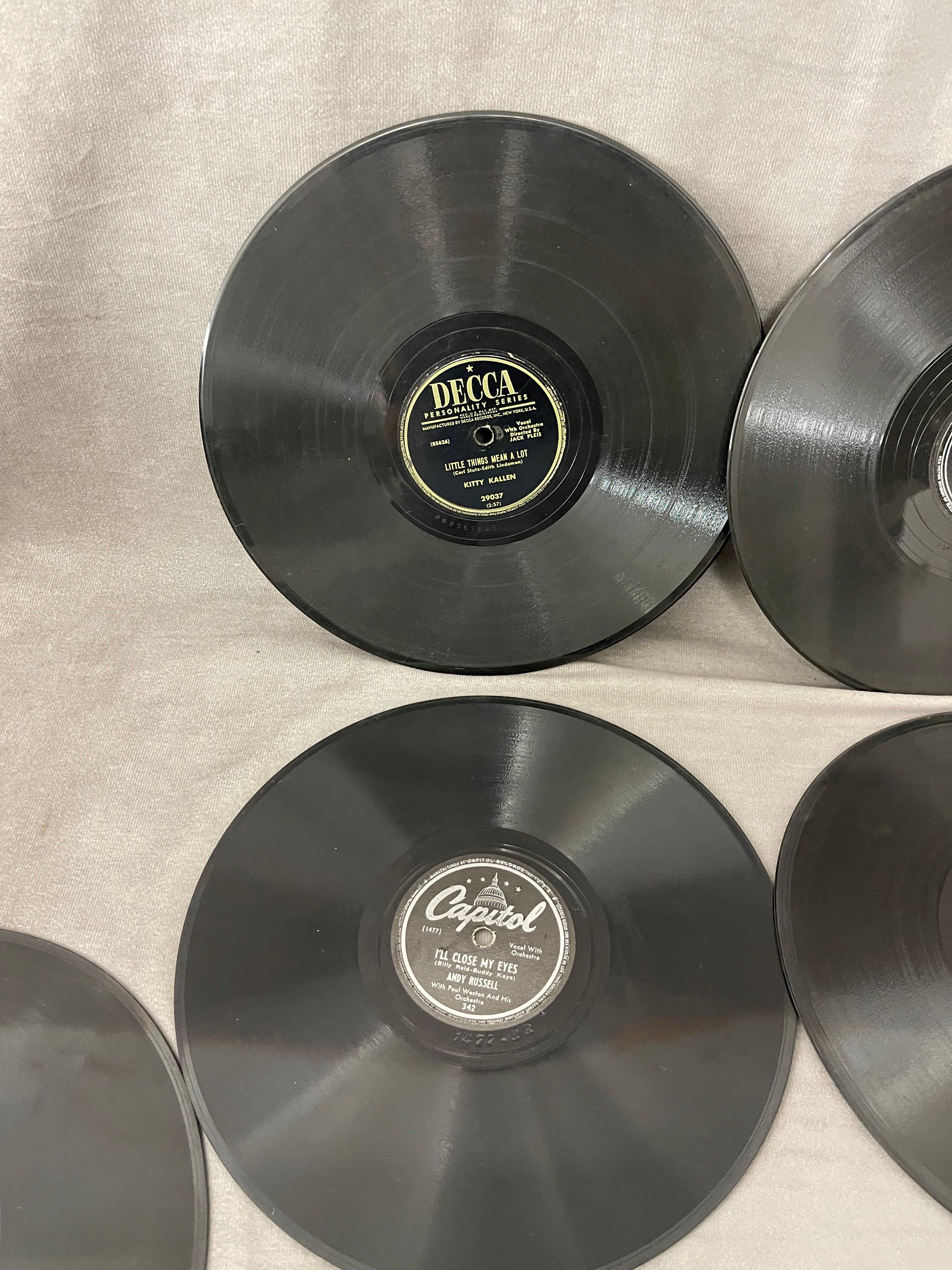 78 RPM Vnitage Vinyl Record Collection Lot