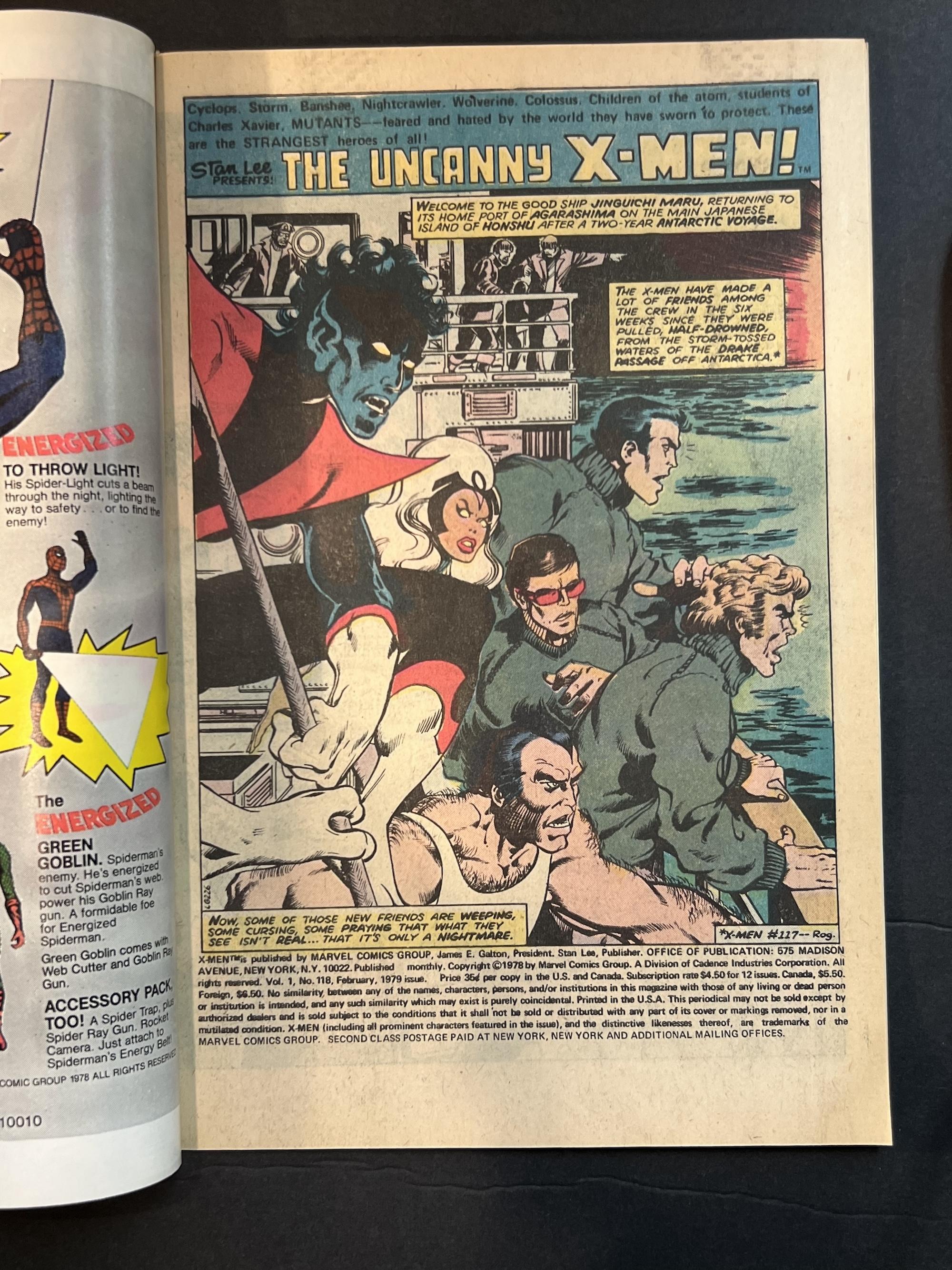 Uncanny X-Men #118 Marvel 1979 Comic Book