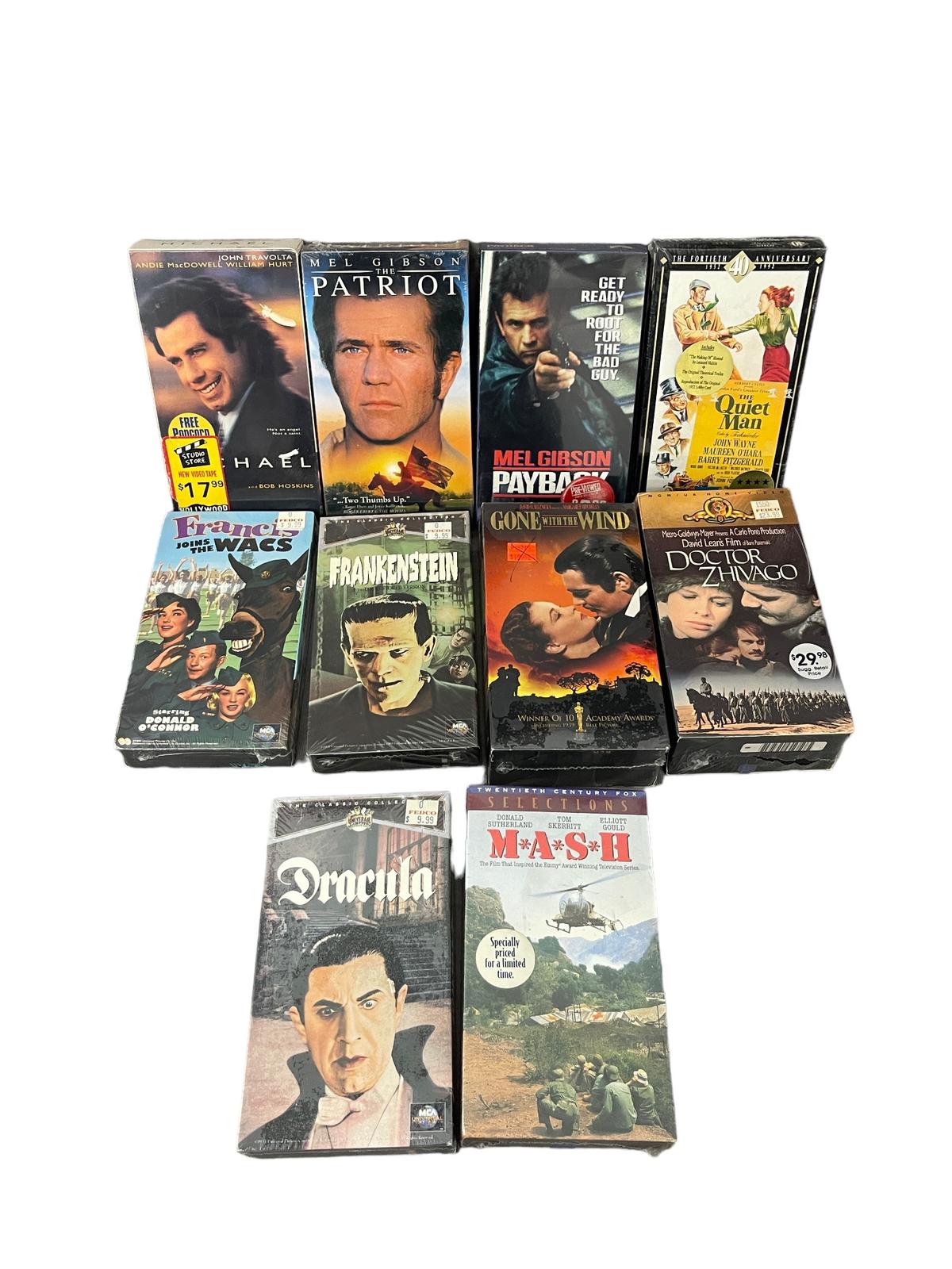 Vintage Sealed VHS Video Tape Collection Lot