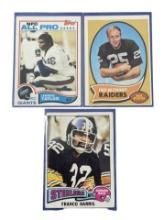 Vintage 60s and 70s football cards: Franco Harris