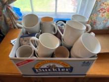 miscellaneous box of coffee cups