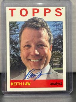 Keith Law 2023 Topps Archives Fan Favorites Auto #64FF-KL