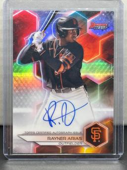 Rayner Arias 2023 Bowman's Best Best of 2023 Rookie RC Refractor Auto #B23-RA