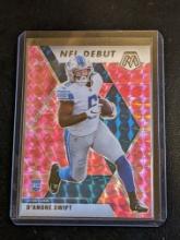 D'Andre Swift 2020 Panini Mosaic NFL Debut Pink Camo Prizm Rookie #274 RC EAGLES