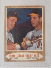 1962 TOPPS RIVAL LEAGUE RELIEF ACES NO.423