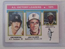 1976 TOPPS 1975 A.L. VICTORY LEADERS NO.200