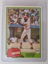 1981 TOPPS GEORGE FOSTER NO.200 REDS