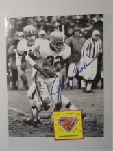 JIM BROWN SIGNED 8X10 PHOTO WITH COA