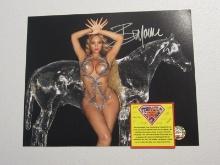 BEYONCE SIGNED 8X10 PHOTO WITH COA