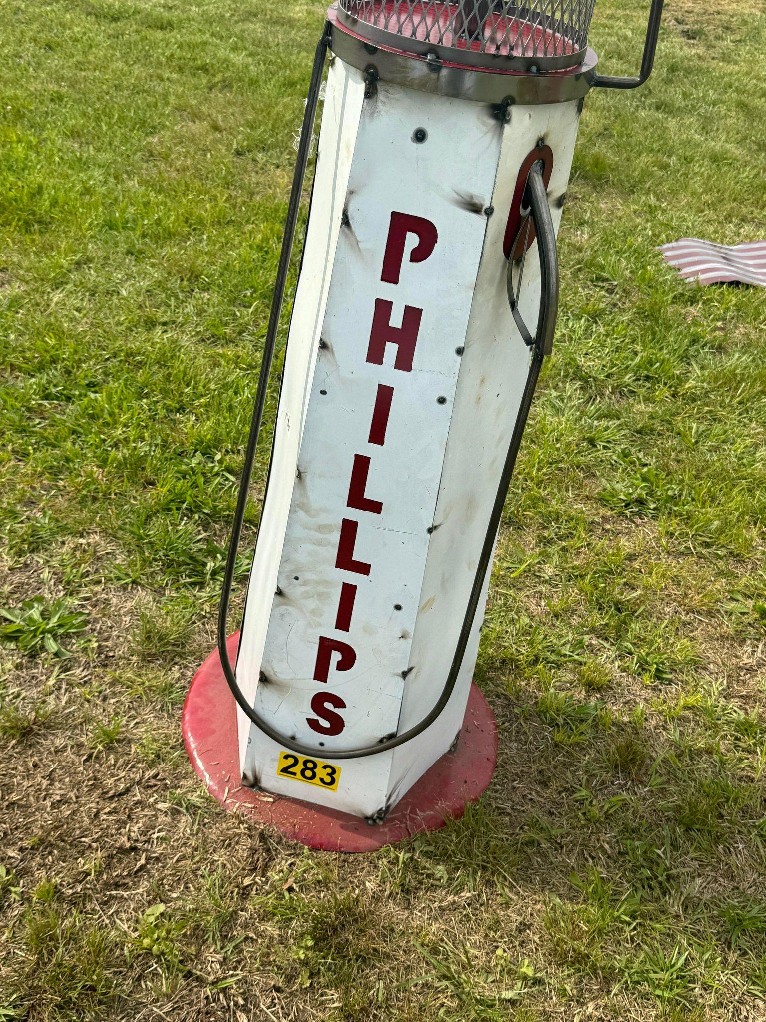 Phillips fuel tank