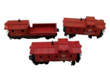 Lot of 3 Lionel Southern Train Cabooses