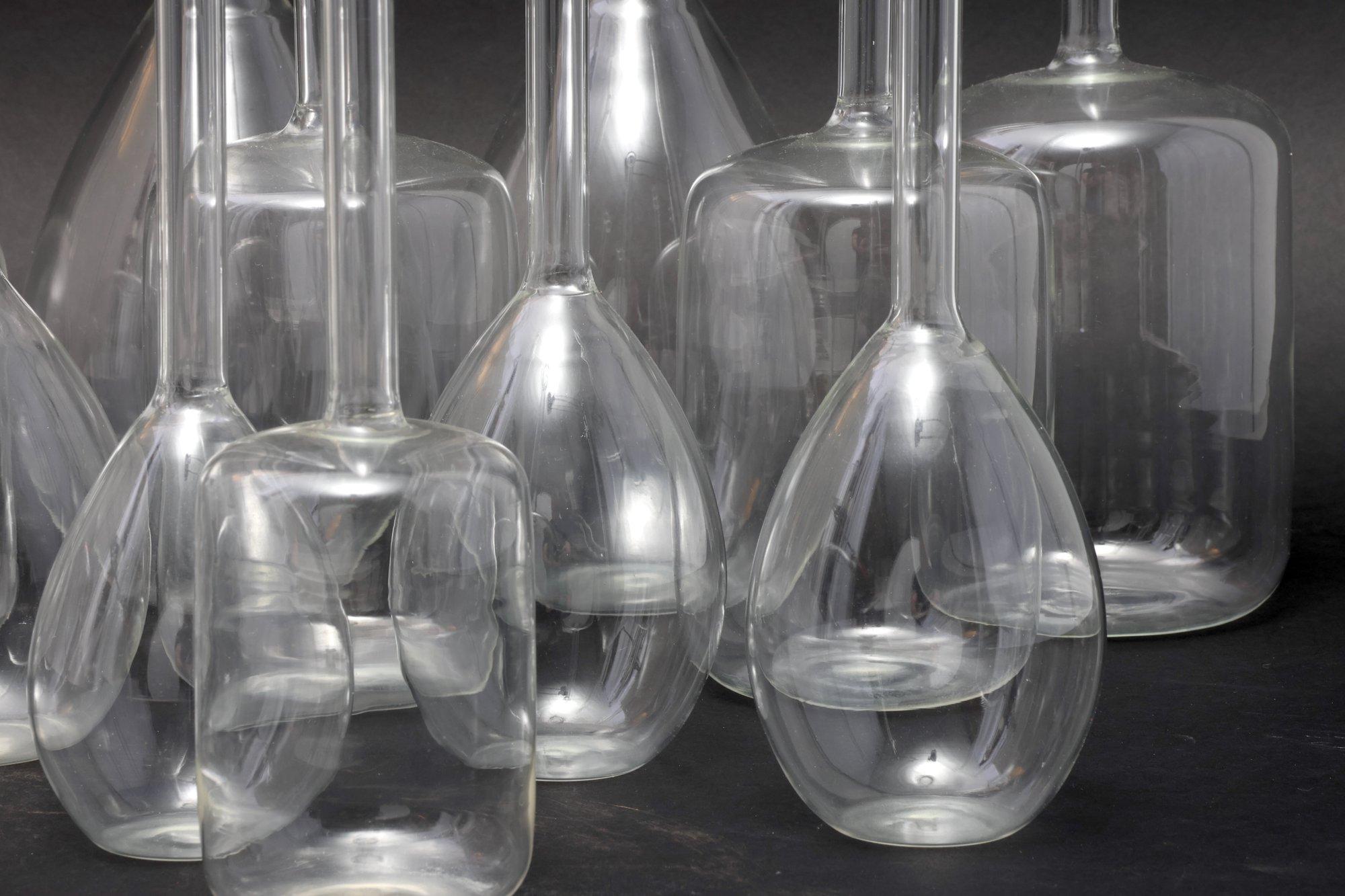 Collection Of 22 Glass Beaker Vases