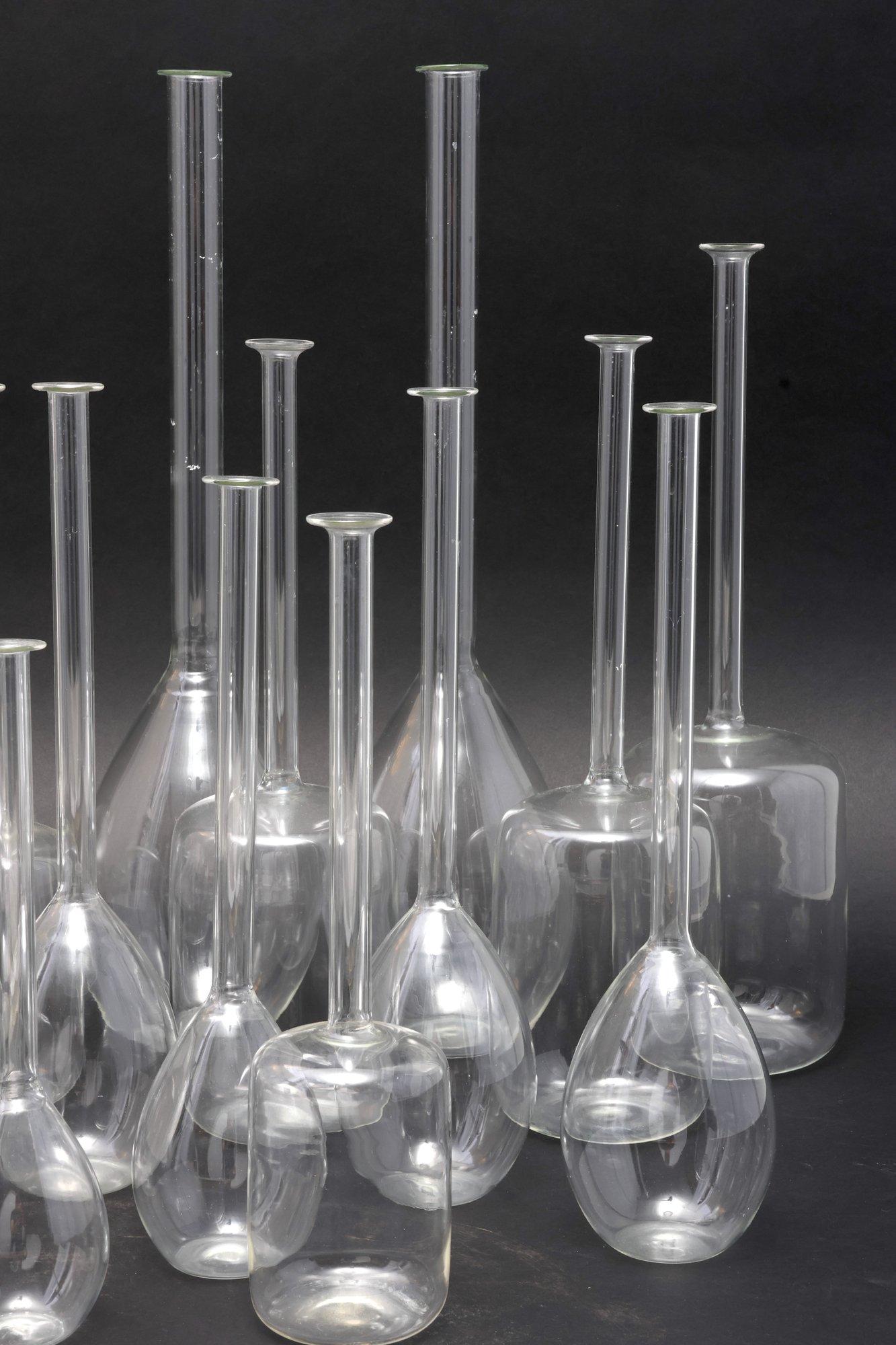 Collection Of 22 Glass Beaker Vases