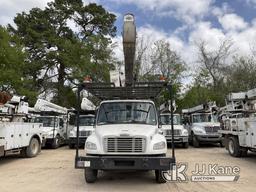 (Cypress, TX) Altec AA55-MH, Material Handling Bucket Truck rear mounted on 2018 Freightliner M2 Uti