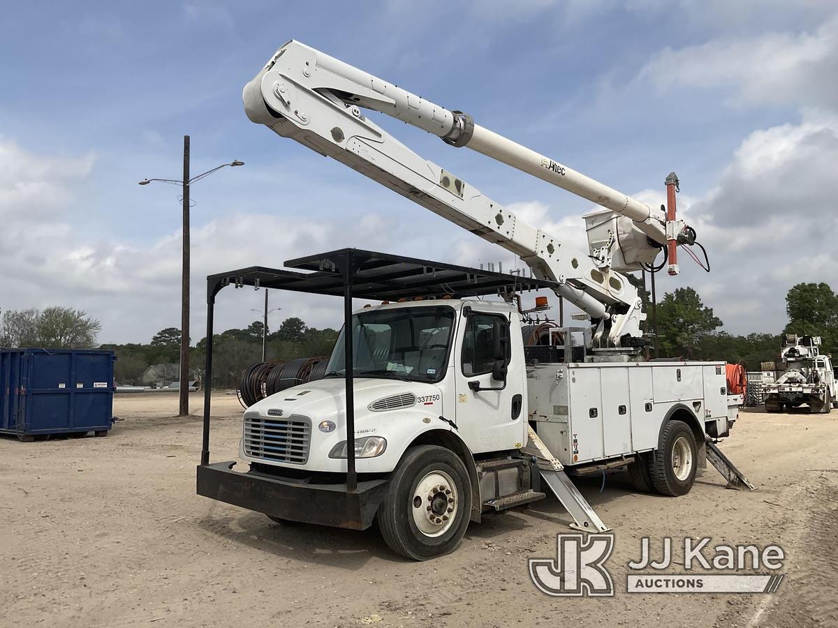 (Cypress, TX) Altec AA55-MH, Material Handling Bucket Truck rear mounted on 2017 Freightliner M2 106
