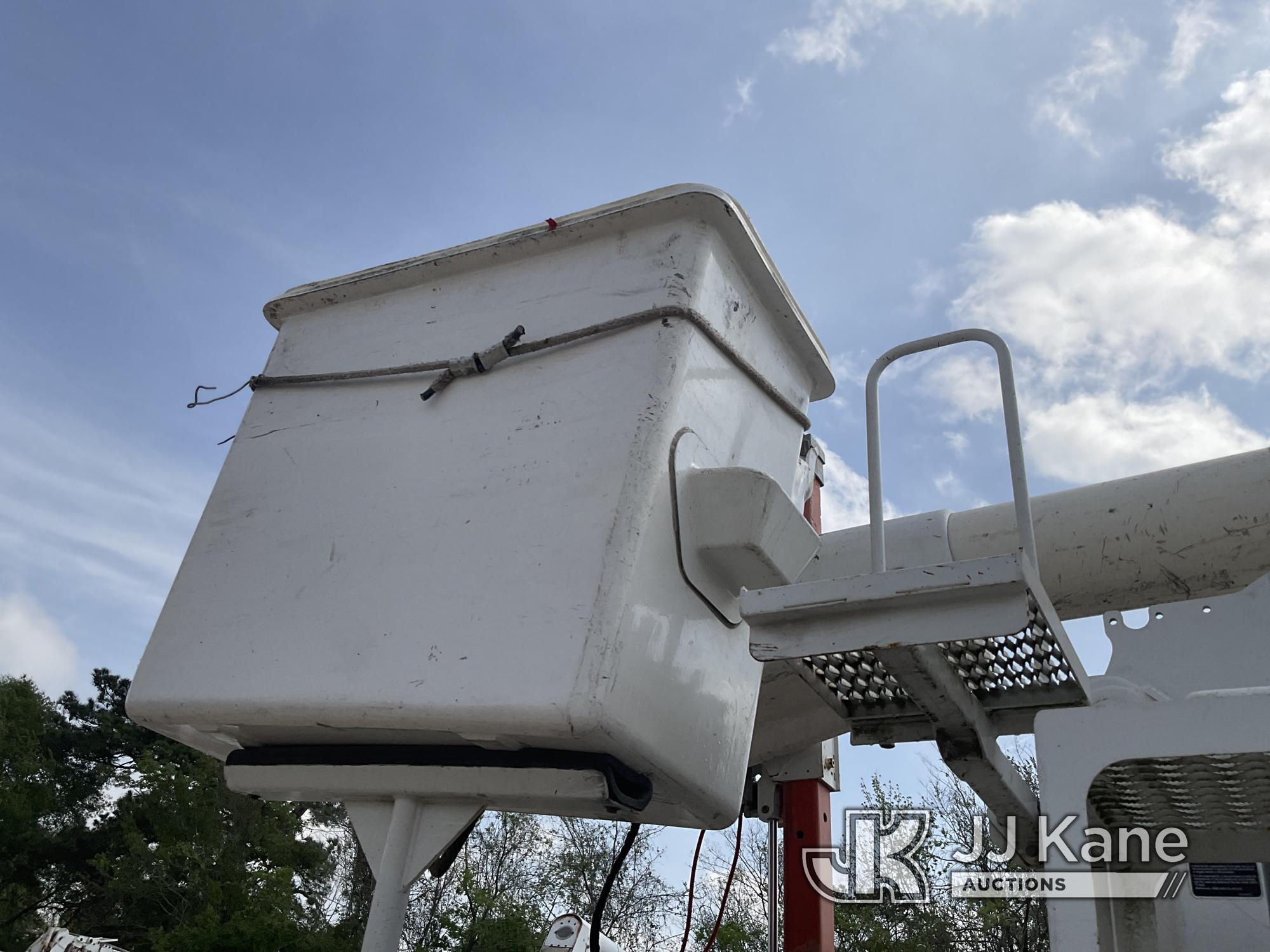(Cypress, TX) Altec AA55-MH, Material Handling Bucket Truck rear mounted on 2017 Freightliner M2 106