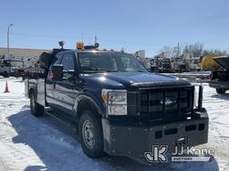(Rome, NY) 2011 Ford F350 4x4 Extended-Cab Service Truck Runs & Moves, Body & Rust Damage, Comp Runs