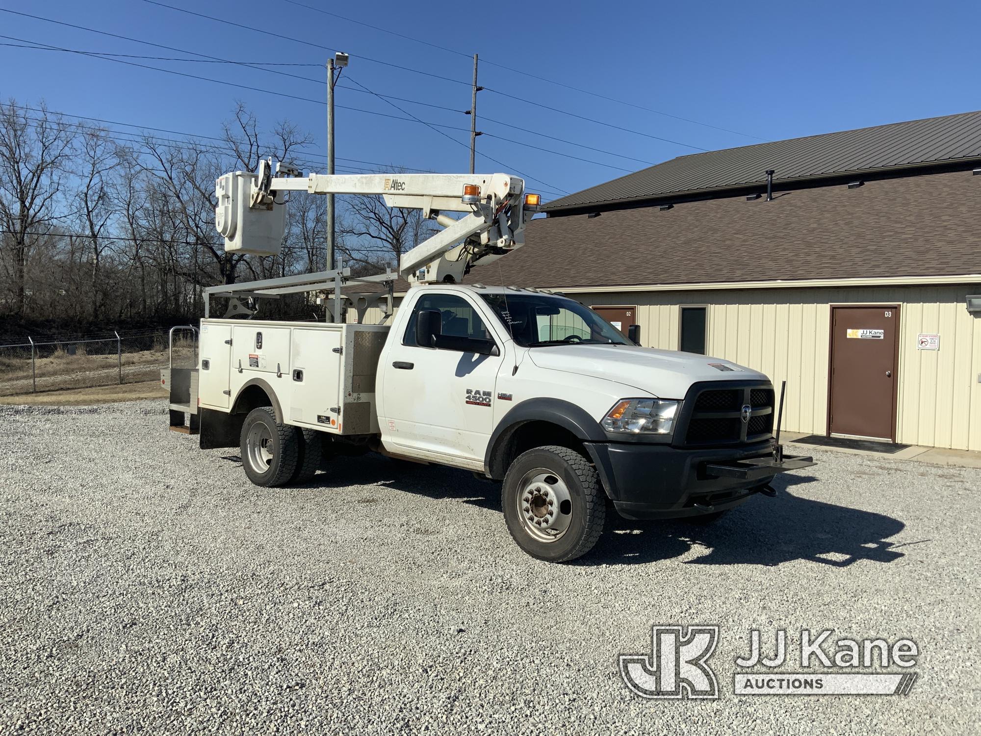 (Fort Wayne, IN) Altec AT200A, Non-Insulated Bucket Truck mounted behind cab on 2016 RAM D4500 Servi