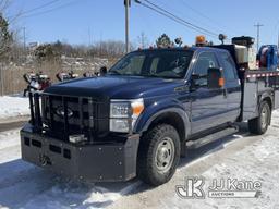 (Rome, NY) 2011 Ford F350 4x4 Extended-Cab Service Truck Runs & Moves, Body & Rust Damage, Comp Runs