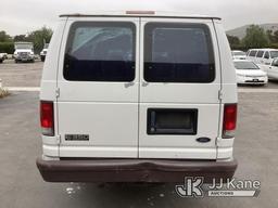 (Jurupa Valley, CA) 2001 Ford E350 Cargo Van Runs & Moves, Interior Worn, Bad Rear End Axle, Passed