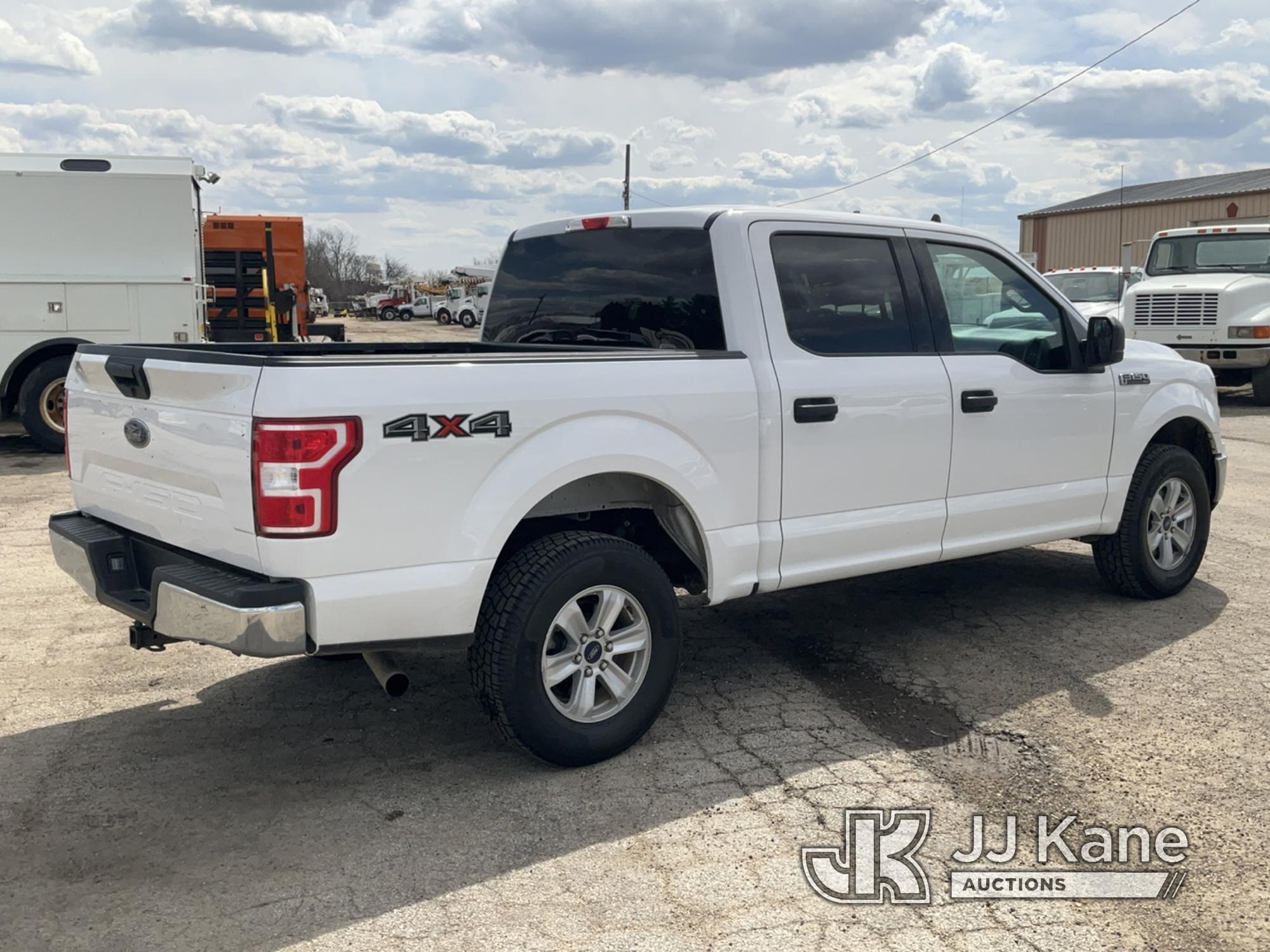 (South Beloit, IL) 2020 Ford F150 4x4 Crew-Cab Pickup Truck Runs, Moves, Check Engine Light On