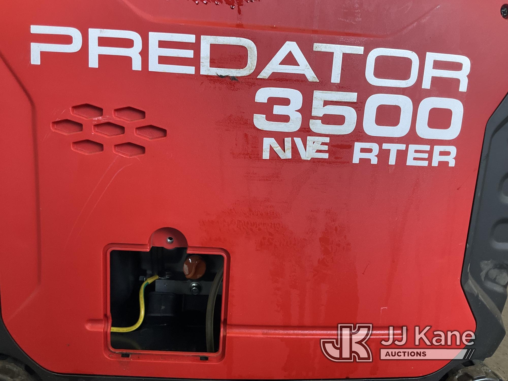 (Jurupa Valley, CA) Predator 3500 Generator (Used) NOTE: This unit is being sold AS IS/WHERE IS via
