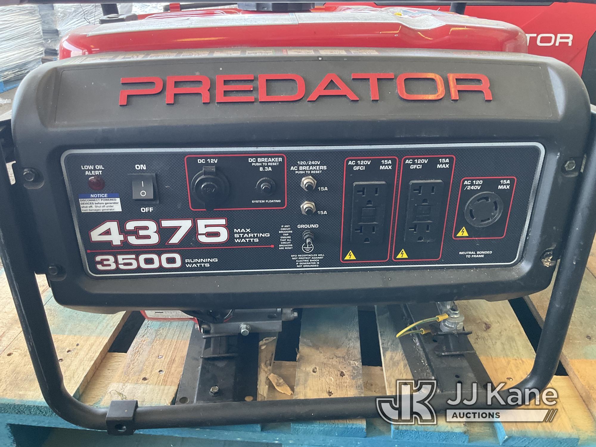 (Jurupa Valley, CA) 1 Predator 4375 Generator (Used) NOTE: This unit is being sold AS IS/WHERE IS vi