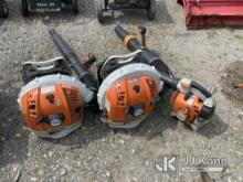 (Plymouth Meeting, PA) (2) Stihl Back pack blowers & (1) Stihl Hand Held Blower Condition Unknown