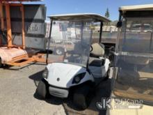(Jurupa Valley, CA) 2011 Yamaha Golf Cart Runs & Moves, No Key Needed To Operate