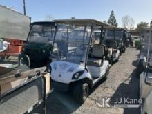 (Jurupa Valley, CA) 2011 Yamaha Golf Cart Runs & Moves, No Key Needed To Operate, True Hours Unknown